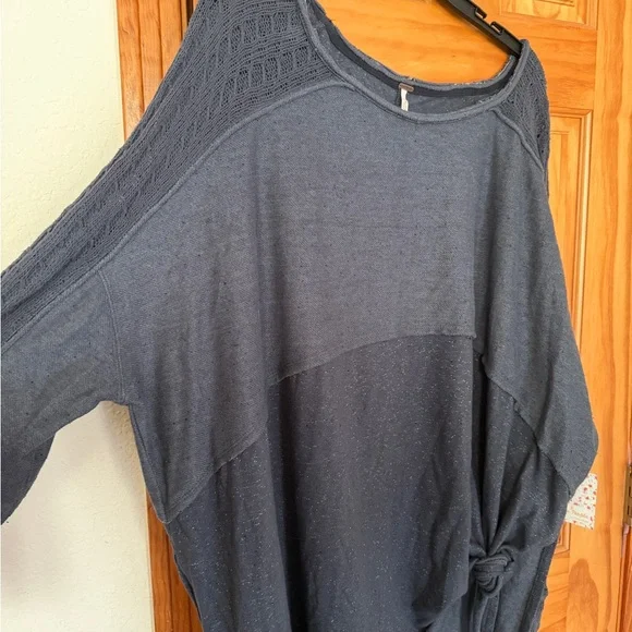 NWT Free People My Girl Pullover Blue Size Medium - Picture 3 of 10